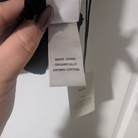 AGOLDE | Cropped Poppy Tank In Black - Picture 10 of 12